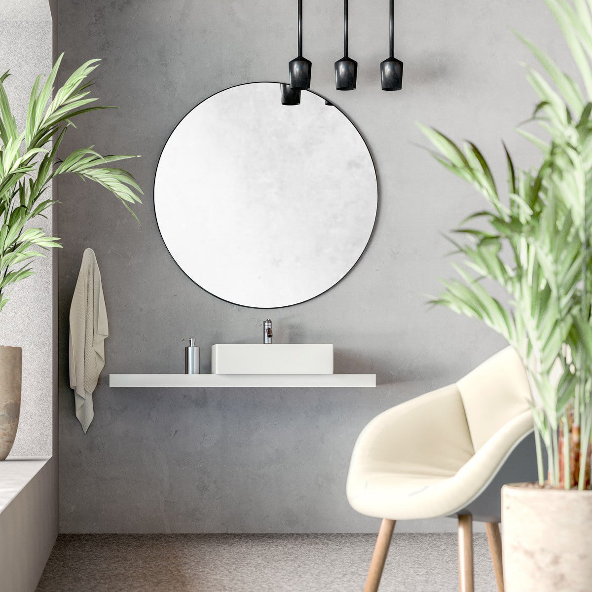 Стеновые панели SPC Rocko Tiles Конкритч R109 2800х1230х4 мм