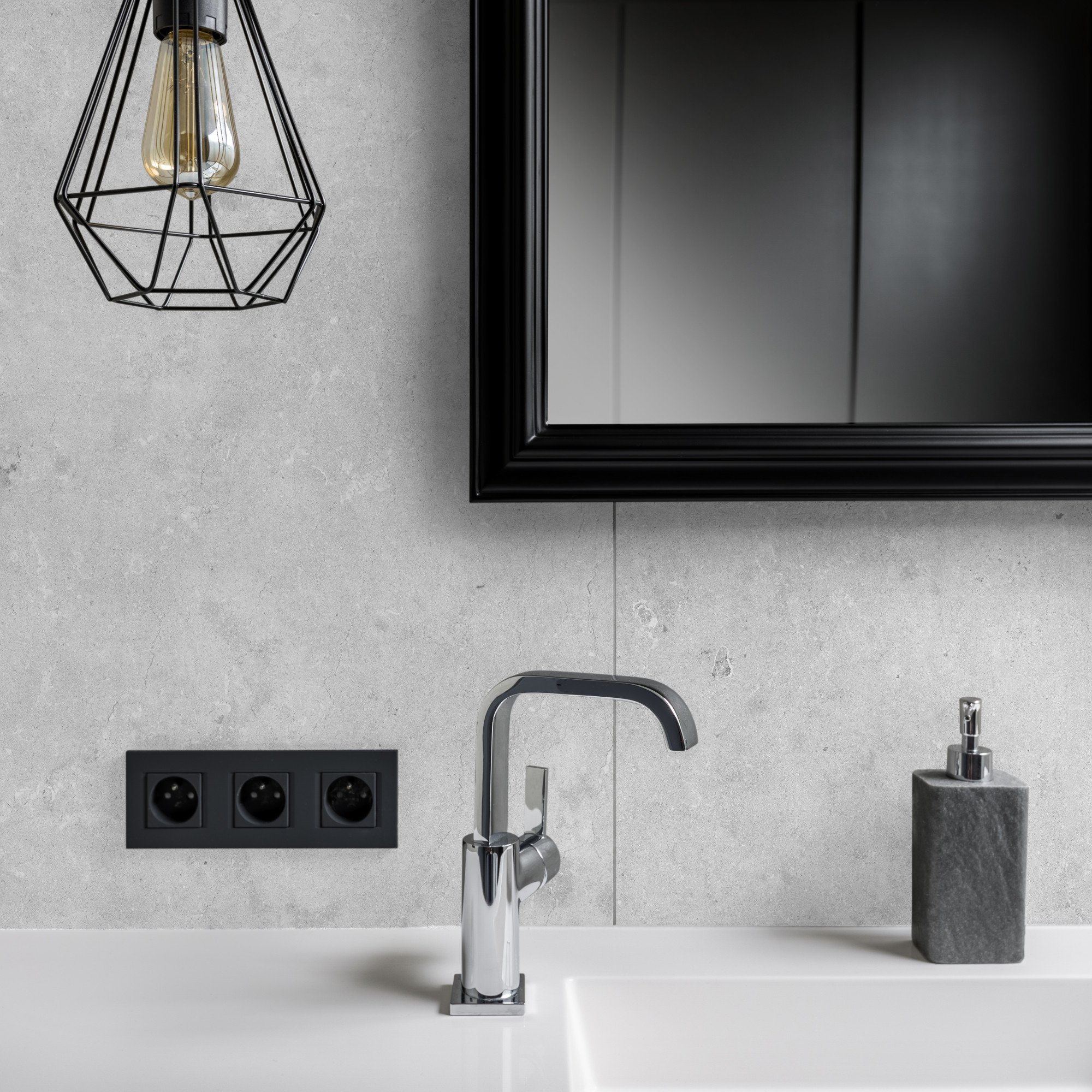 Стінові панелі SPC Rocko Tiles Конкрітч R109 2800х1230х4 мм