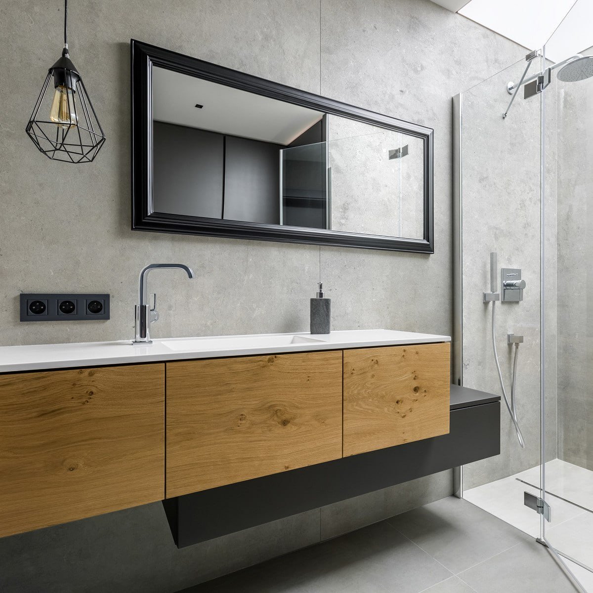 Стінові панелі SPC Rocko Tiles Конкрітч R109 2800х1230х4 мм