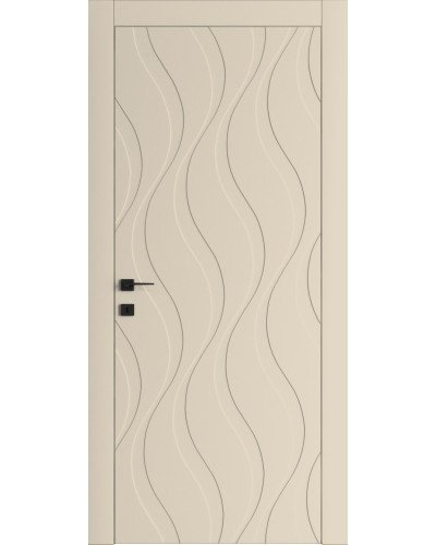 Дверное Полотно Dooris GRAFFITI G11 RAL 1013 Без скла Без торця
