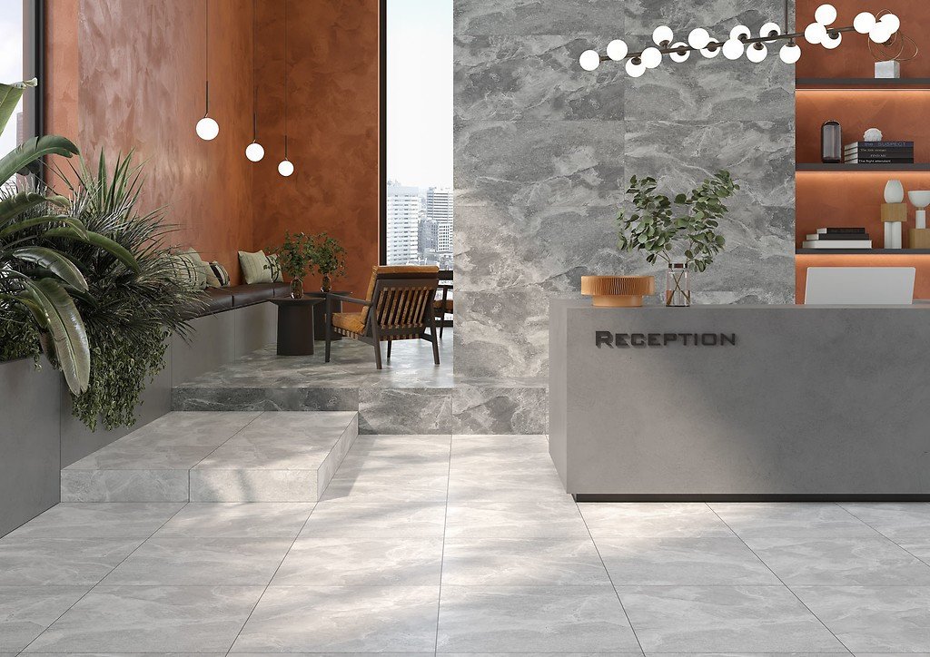 Керамічна плитка LOCARNO LIGHT GREY MATT RECT 59,8x59,8