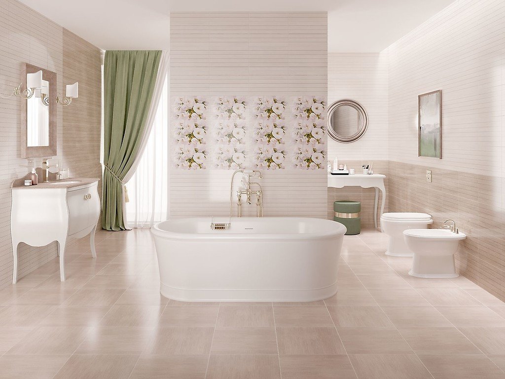 Декор CARMEL INSERTO FLOWER 25X40