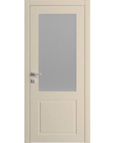Дверное Полотно Dooris PRIMA GLASS PG02 RAL 1013 Сатин Без торця
