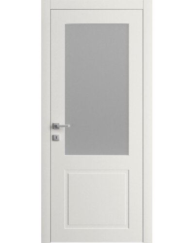 Дверне Полотно Dooris PRIMA GLASS PG02 RAL 9016 Сатин Без торця