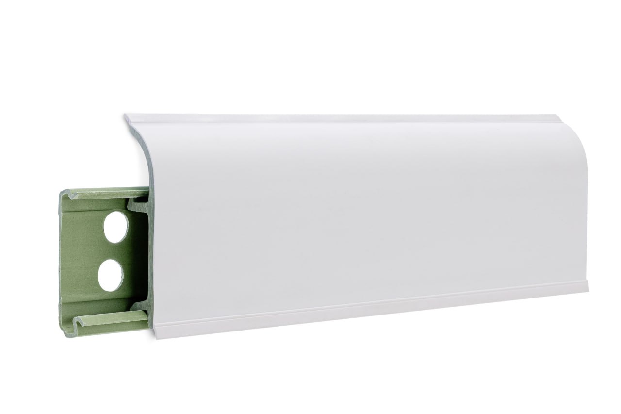 Плінтус SPC StoneX Neo 80 білий 80 мм