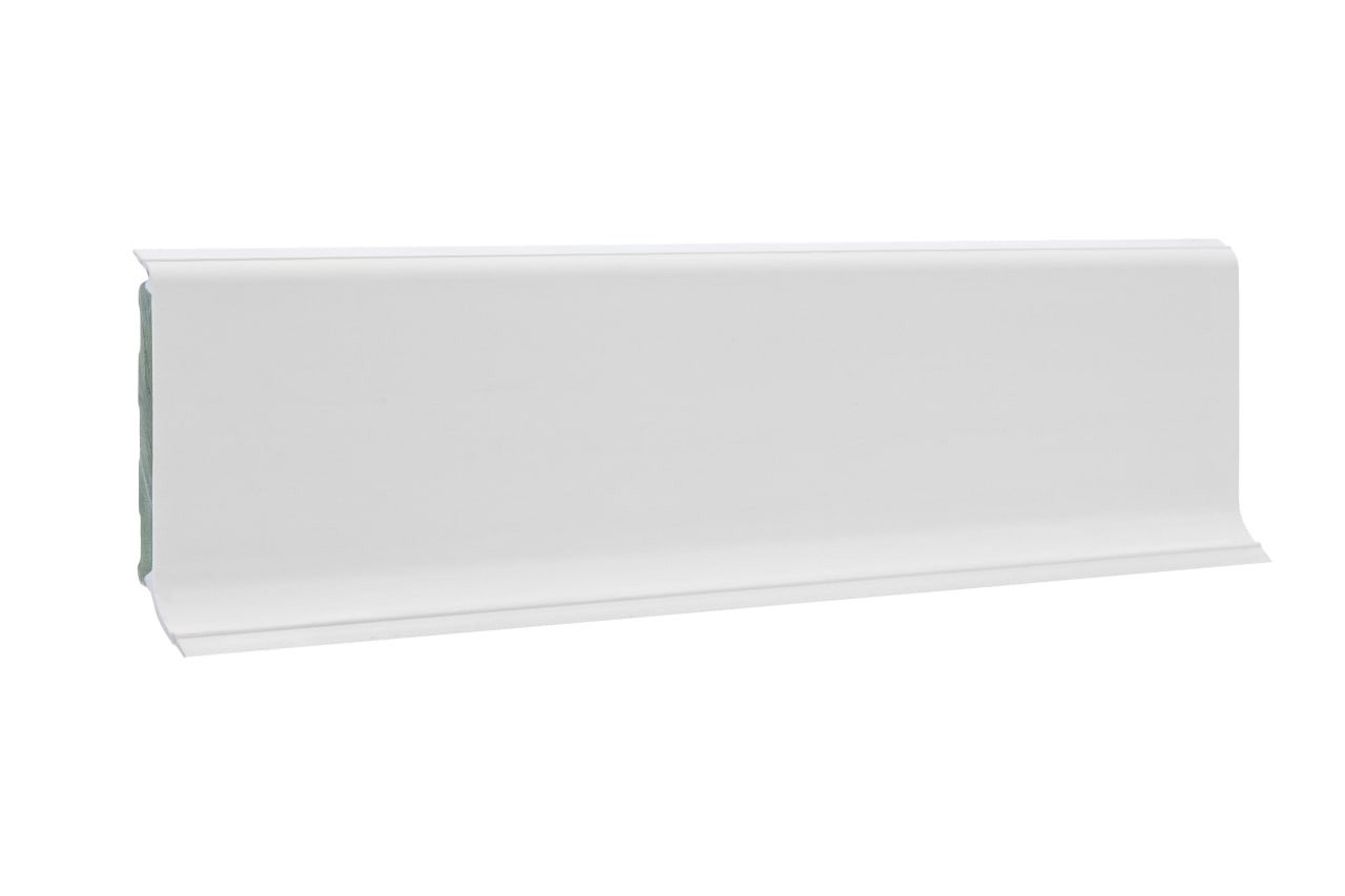 Плинтус SPC StoneX Slim 60 белый 60 мм